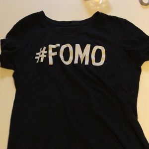 Black FOMO tee